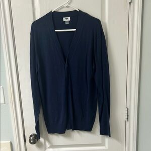 Old Navy Blue Cardigan Sweater